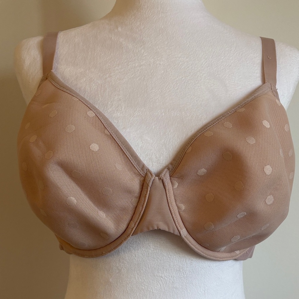 DEESSE Lingerie Beige Polka Dot Bra